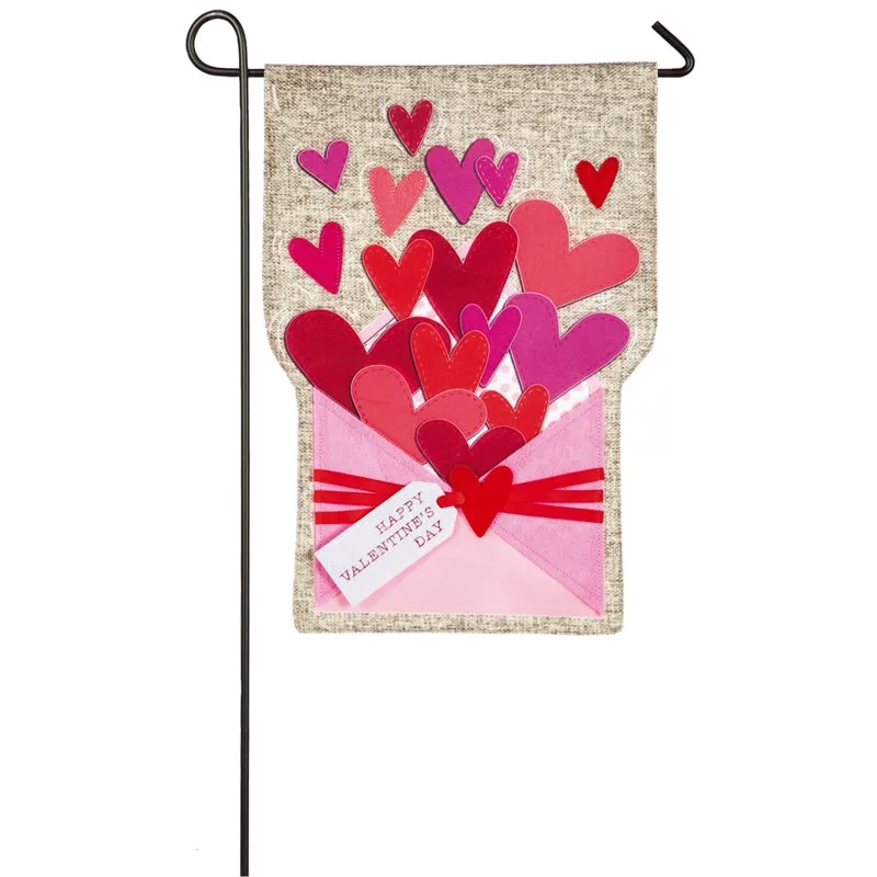Garden Linen flag, Envelope of Wishes,zkl14l4808