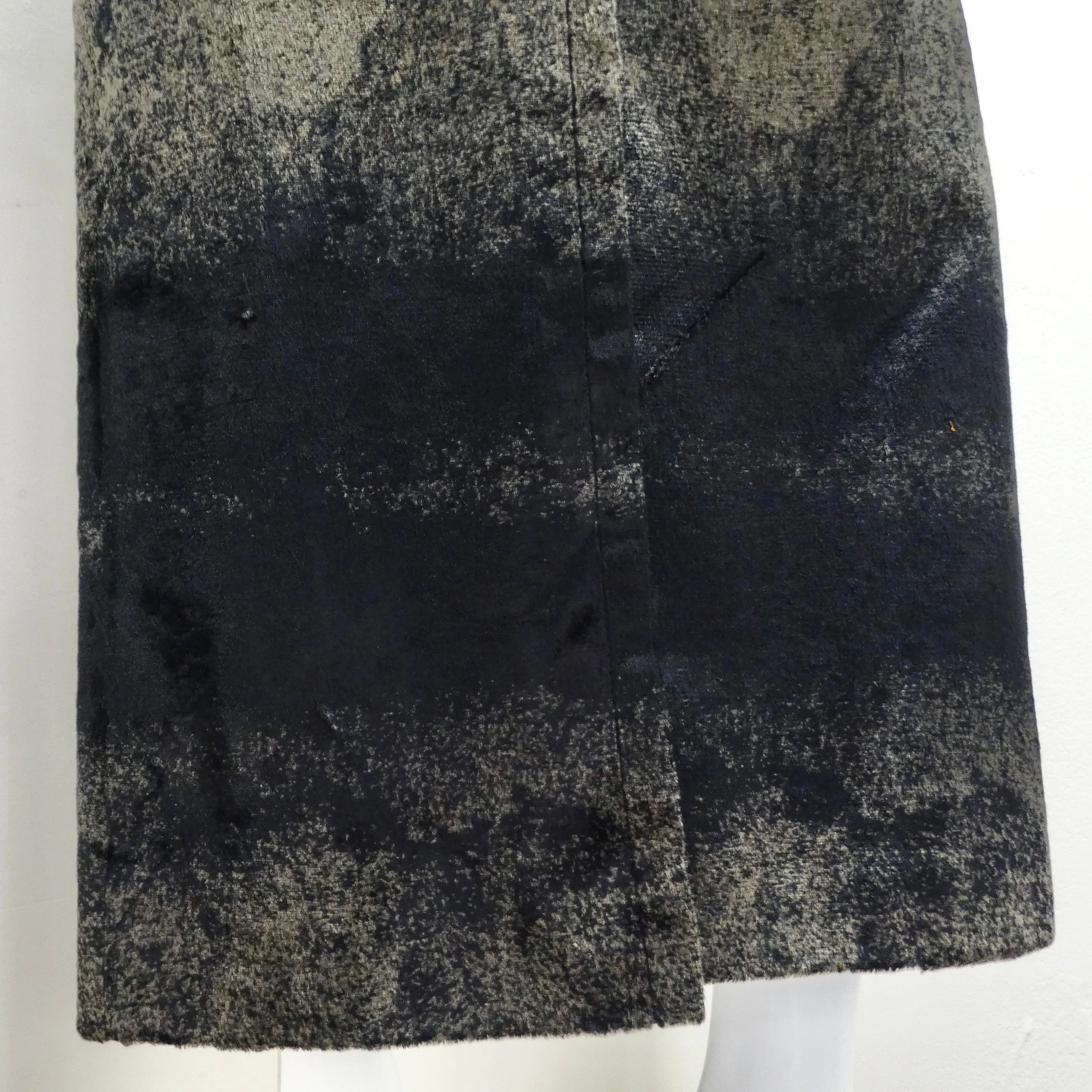 Gianfranco Ferre 1980s Silk Velour Duster Jacket