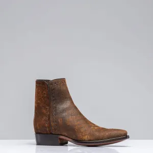 Goat Suede Zorro in Dark Camel