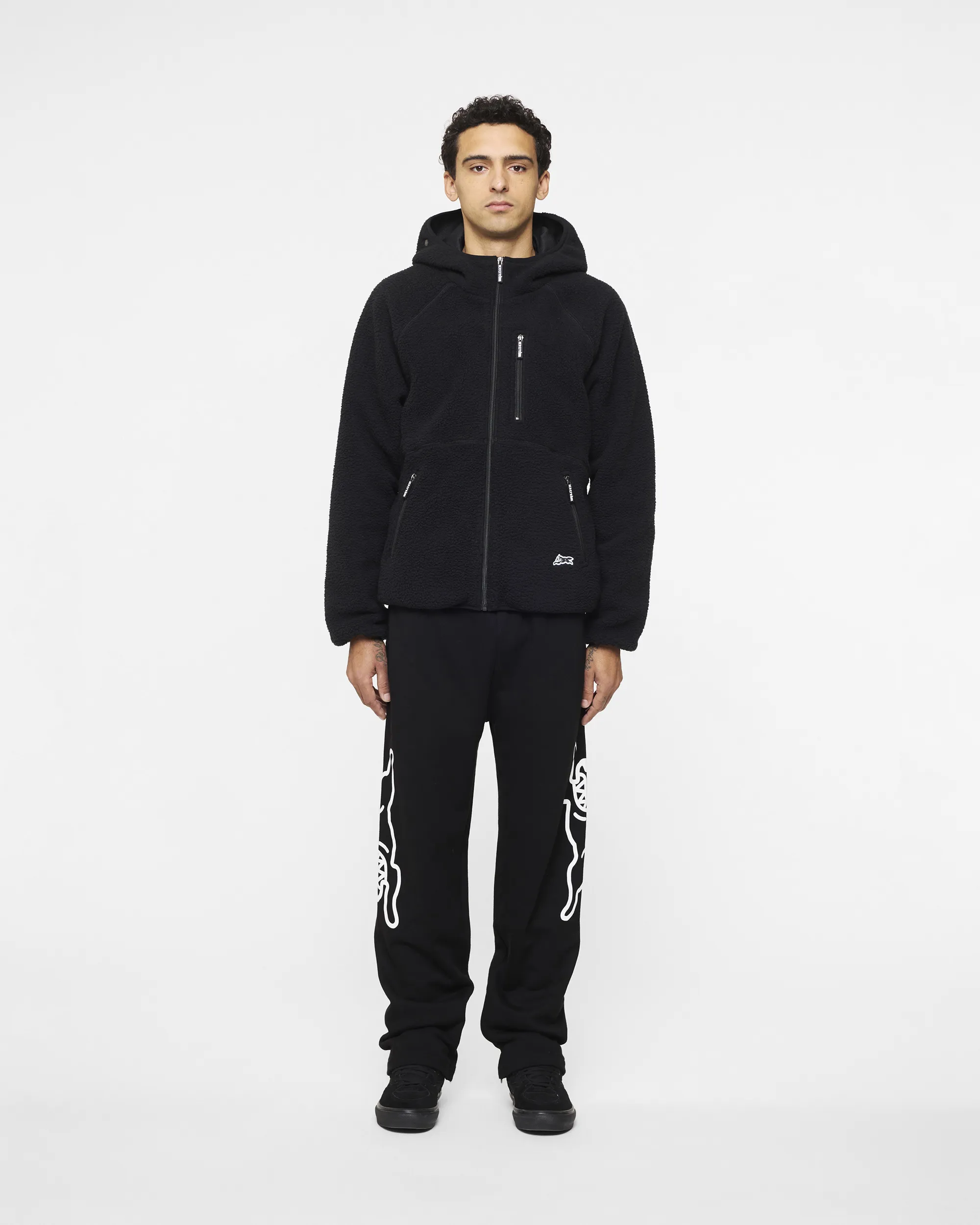 Grin Zip Front Hoodie