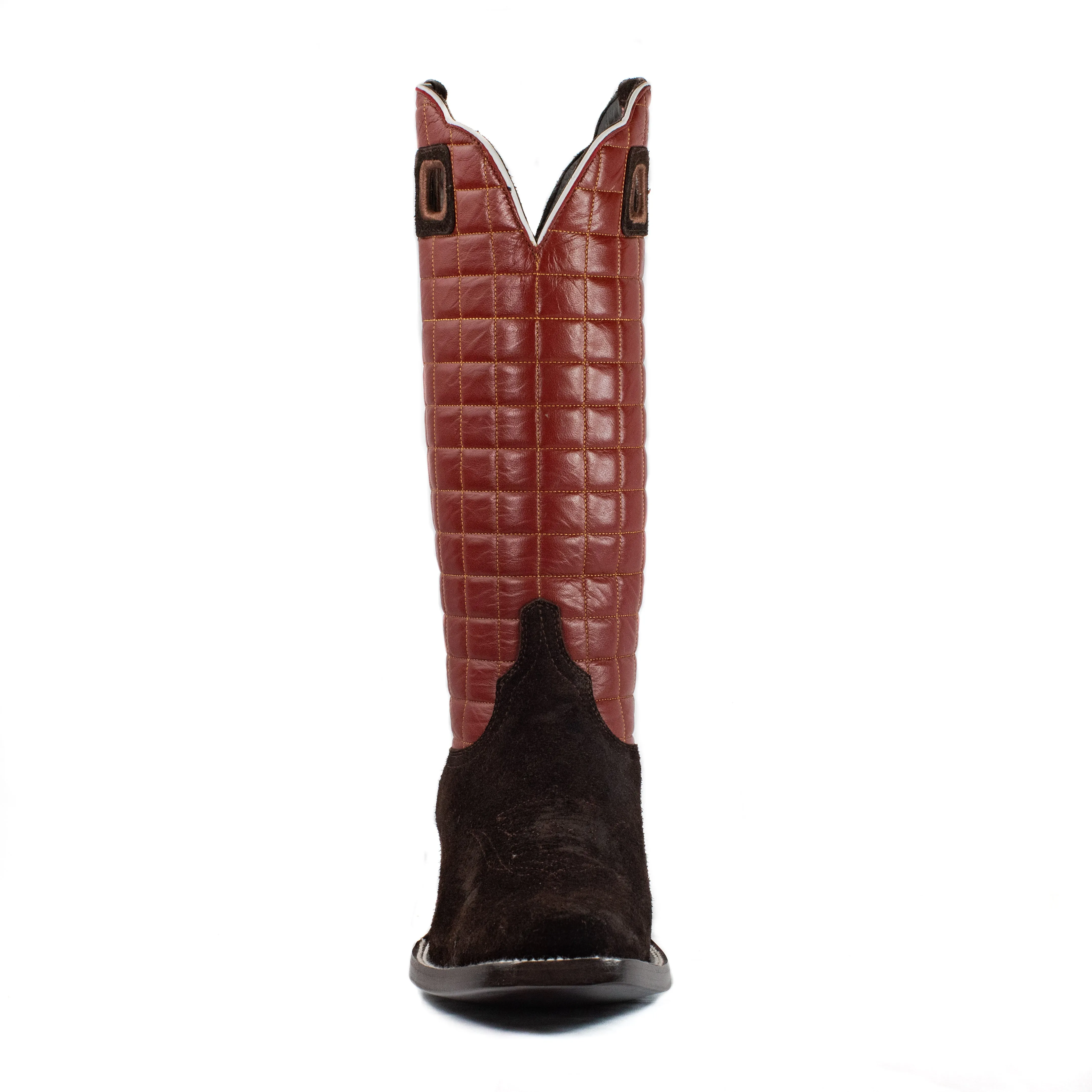 Gus - Cutter Toe - Chocolate & Red