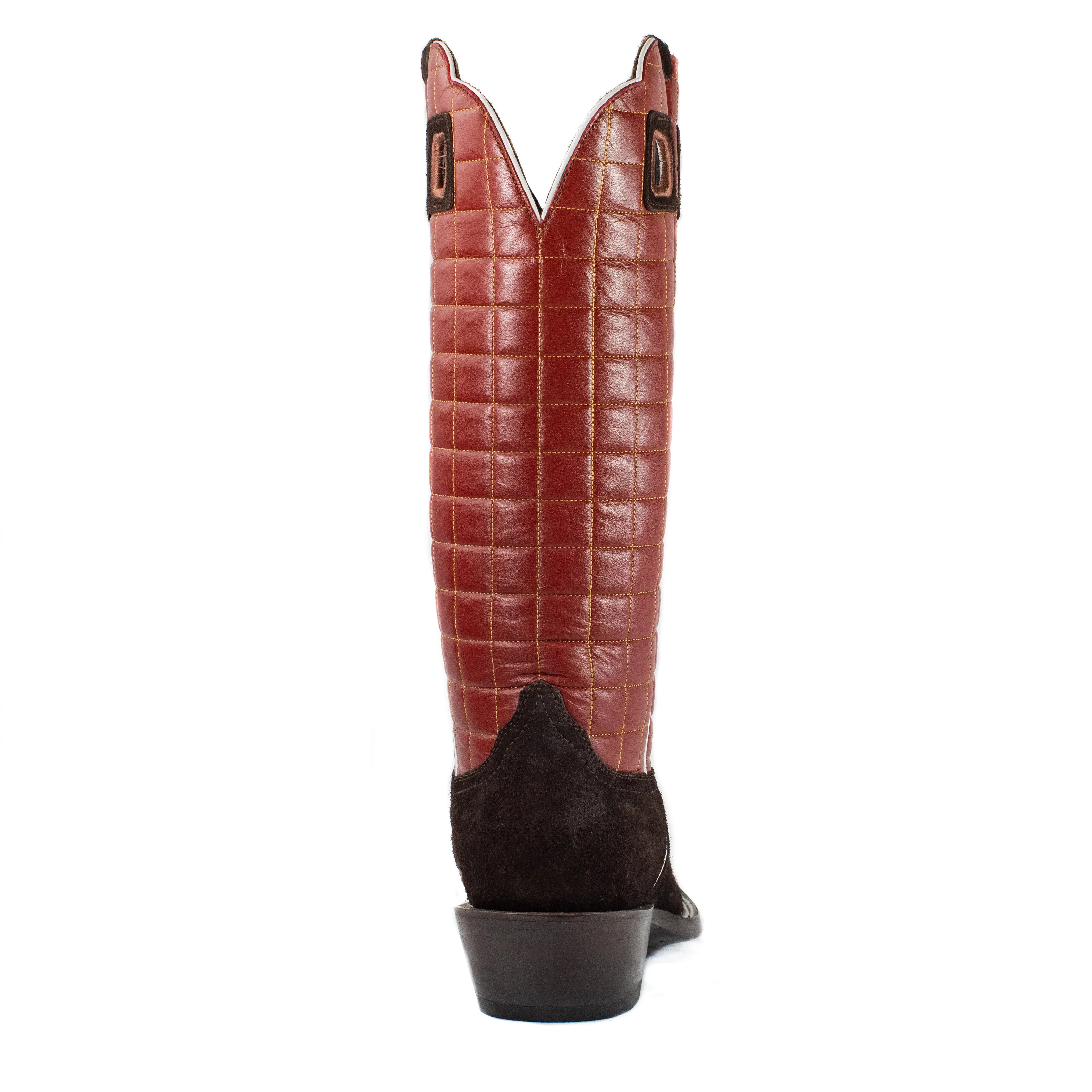 Gus - Cutter Toe - Chocolate & Red