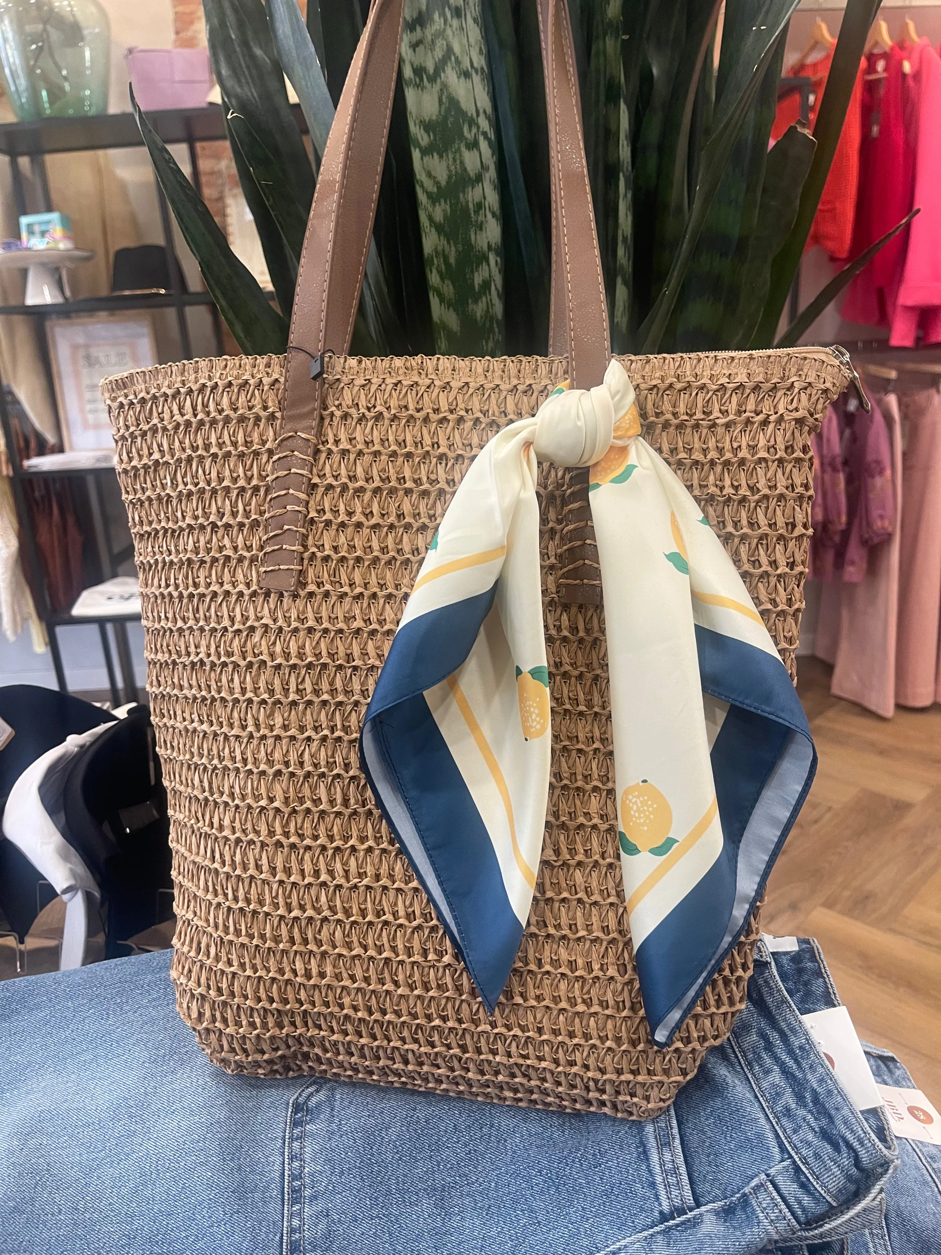 HAVEN WOVEN TOTE