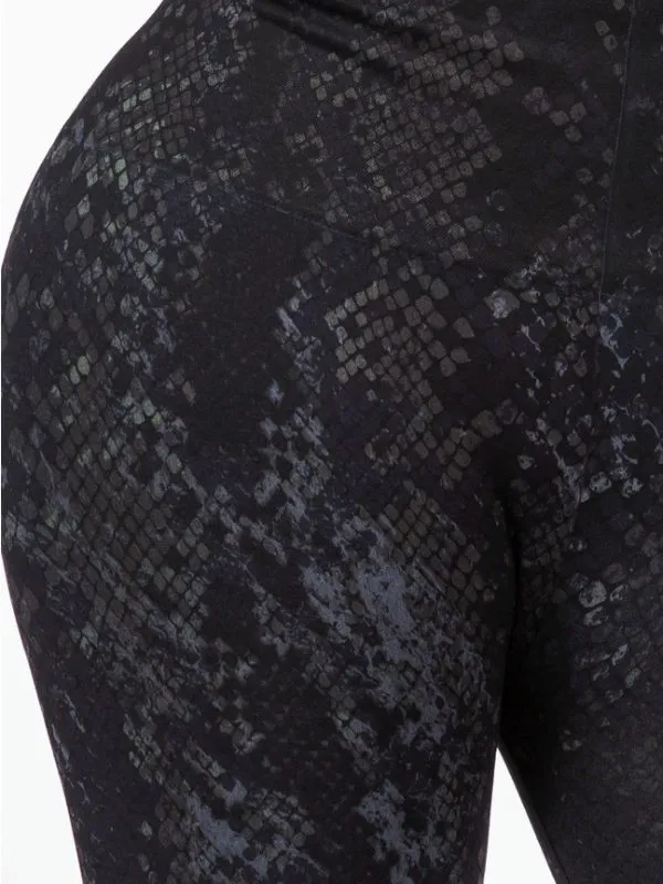 Havyn Euphoric Snakeskin Sublimation Print M.Rena High Waist Leggings