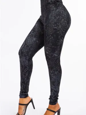 Havyn Euphoric Snakeskin Sublimation Print M.Rena High Waist Leggings