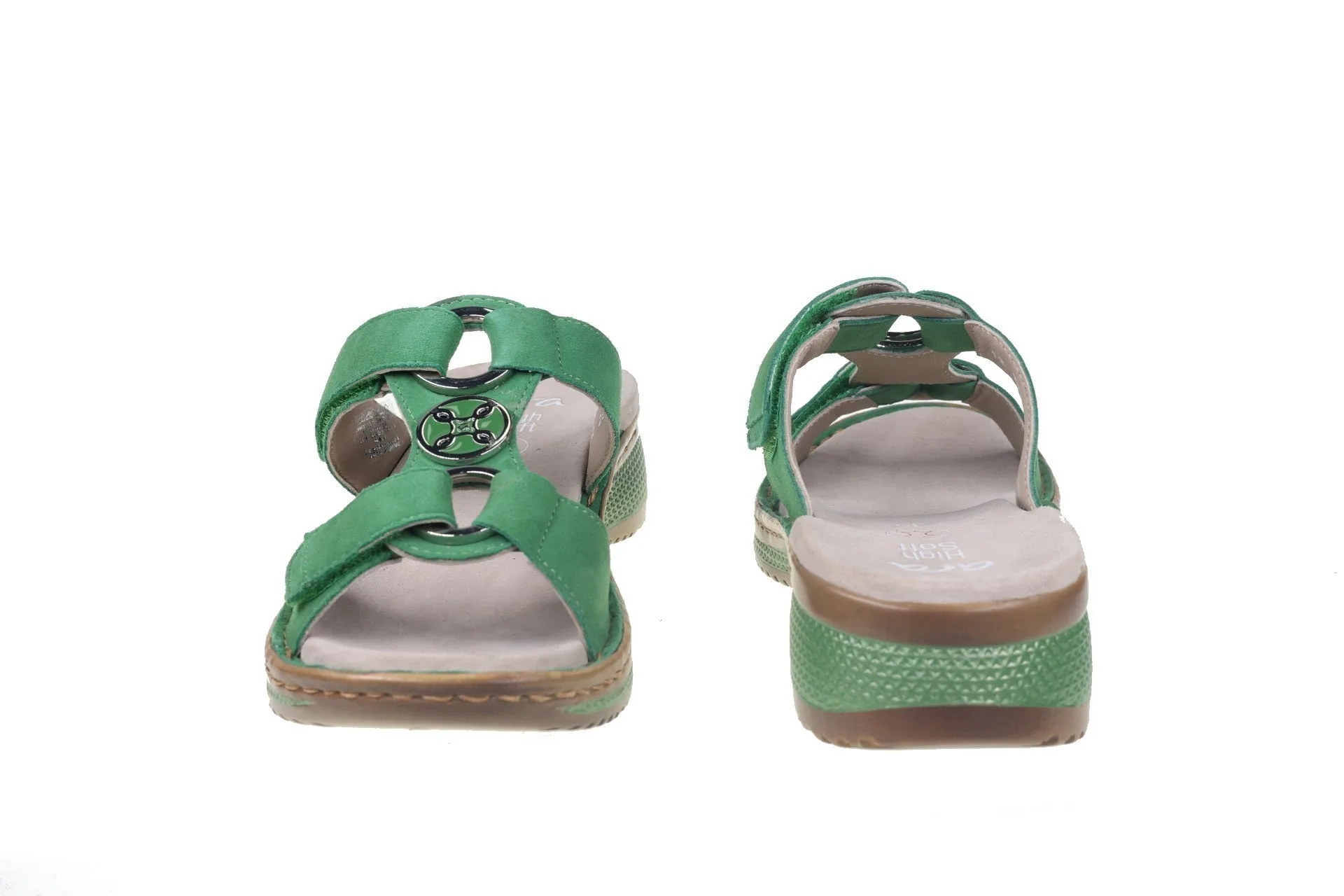 'Hawaii' women's slide sandal - green