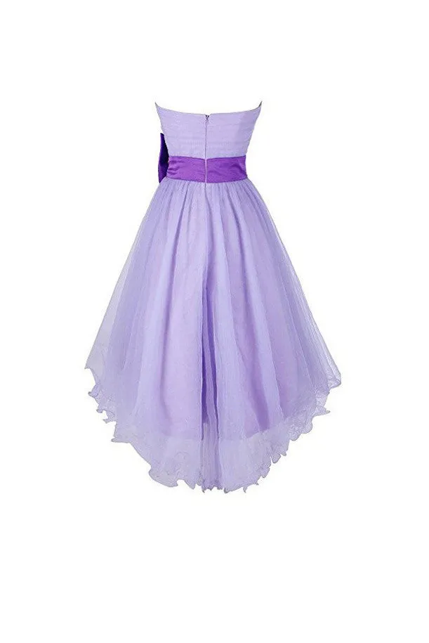 High low Homecoming Dresses, Short Prom Dresses, Tulle Homecoming Dresses, SH70
