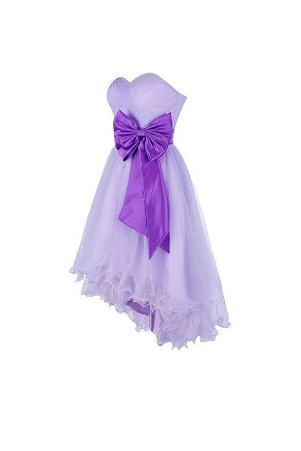 High low Homecoming Dresses, Short Prom Dresses, Tulle Homecoming Dresses, SH70