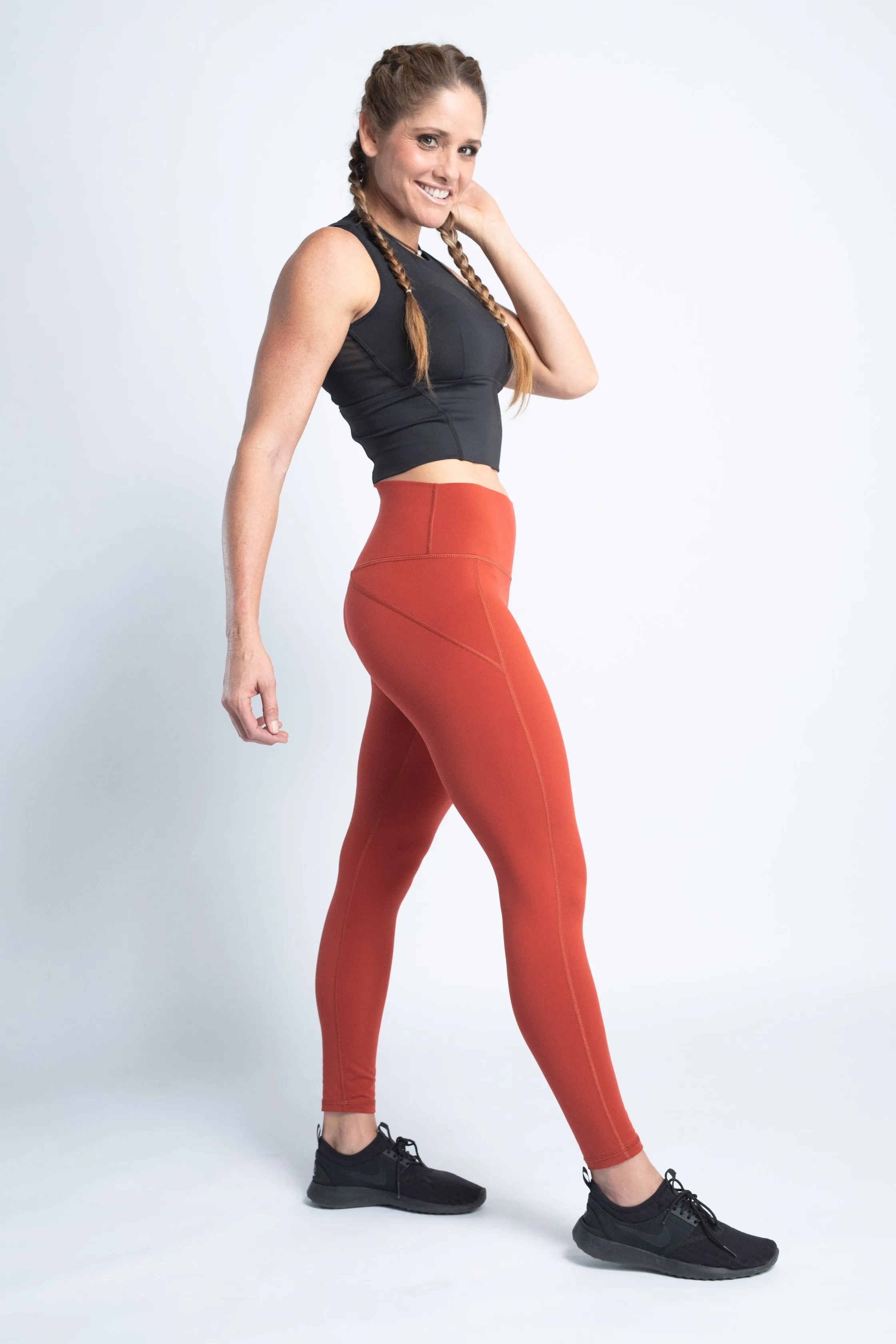 High-Waisted Leggings Antelope