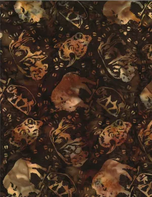 Hoffman Fabrics Bourbon Bison Buffalo Batik Fat Quarter S2352-572-Bourbon