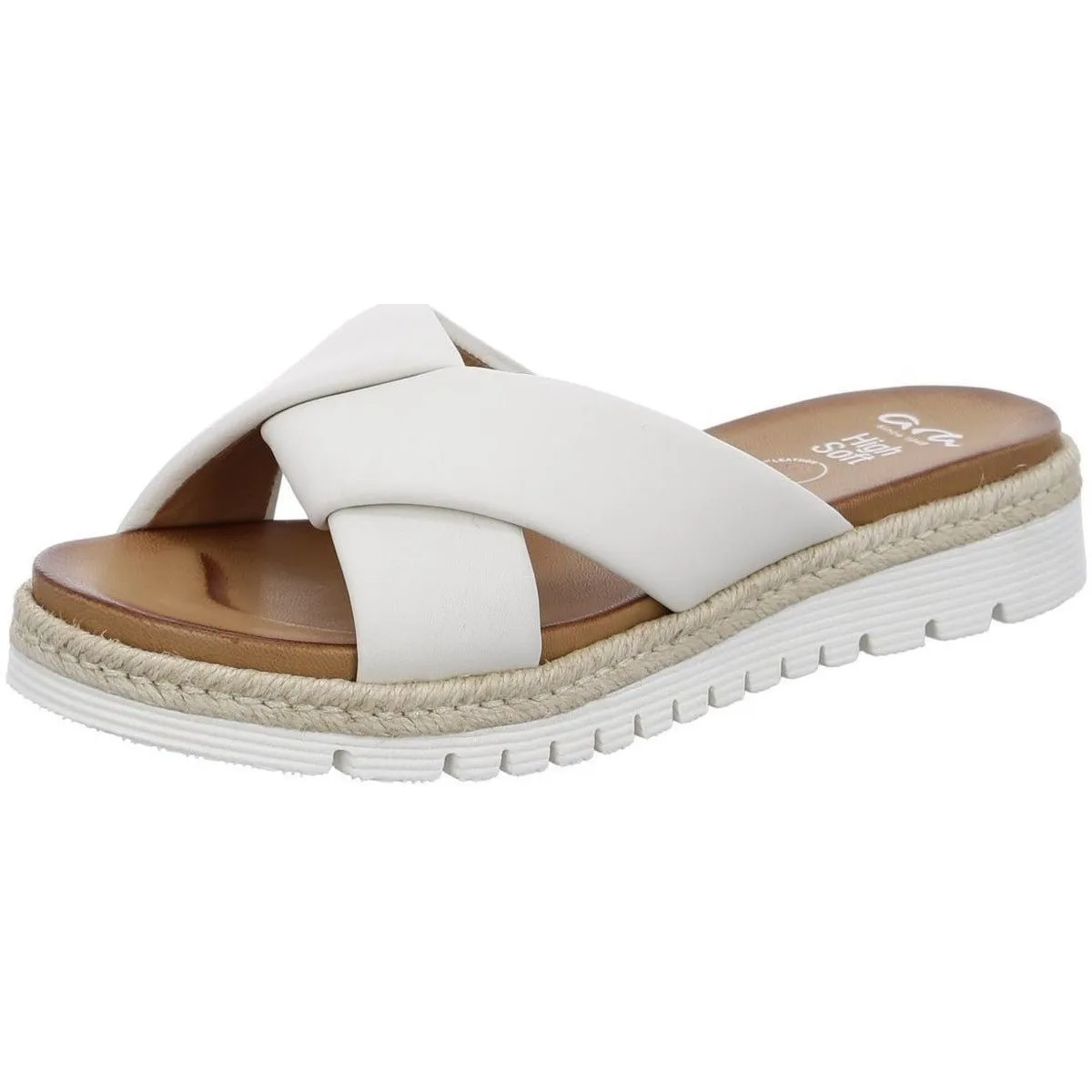 'Jamaika' women's slide sandal - off white