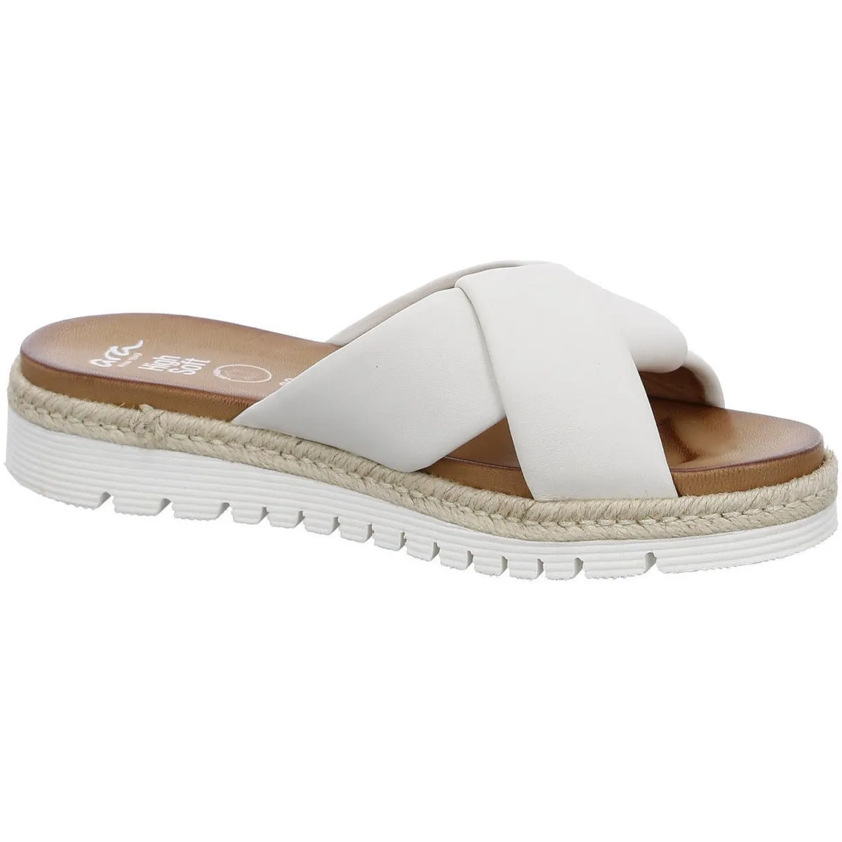 'Jamaika' women's slide sandal - off white