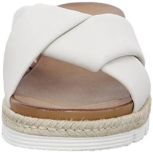 'Jamaika' women's slide sandal - off white