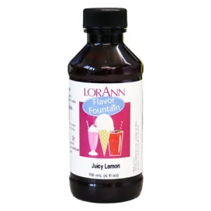 Juicy Lemon Flavor Fountain - 4 oz. - 32 oz. - Ice Cream and Beverage Flavors - LorAnn Oils - Canadian Distribution