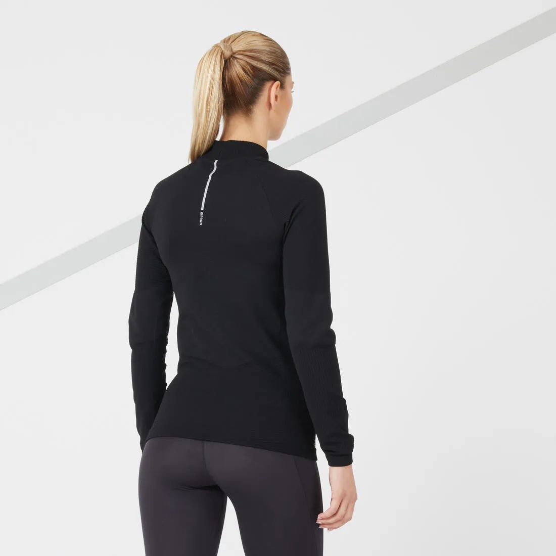 KIPRUN SKINCARE WOMEN'S LONG-SLEEVED SEAMLESS RUNNING T-SHIRT