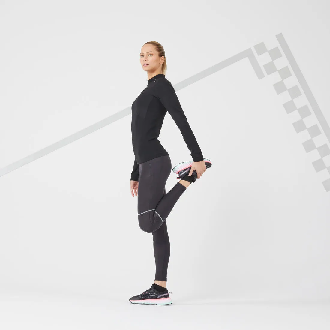 KIPRUN SKINCARE WOMEN'S LONG-SLEEVED SEAMLESS RUNNING T-SHIRT