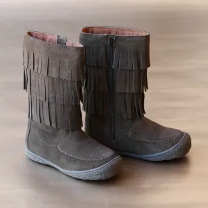L'Amour Girls 3-Layer Fringe Boot