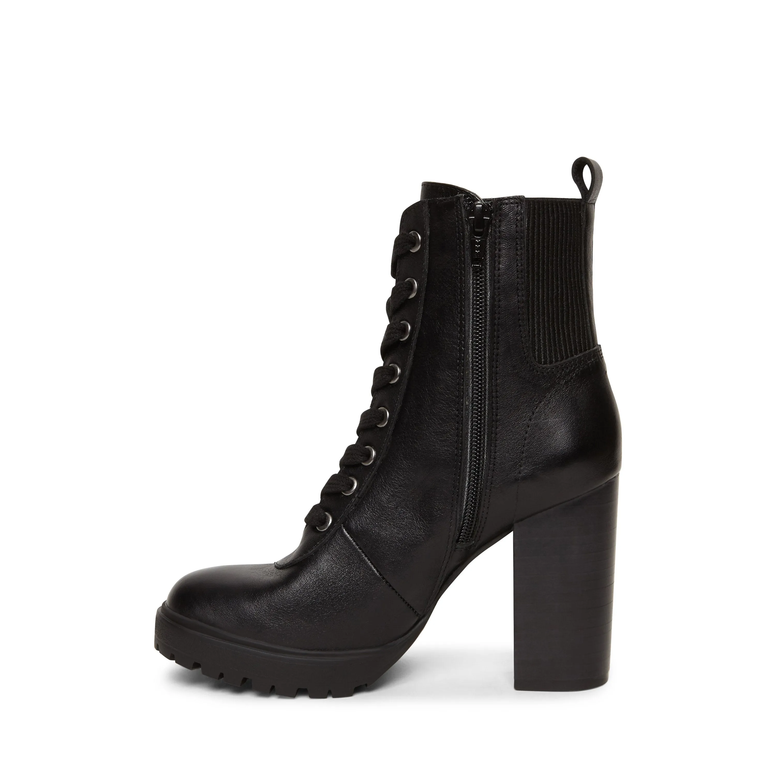 Latch Bootie BLACK LEATHER