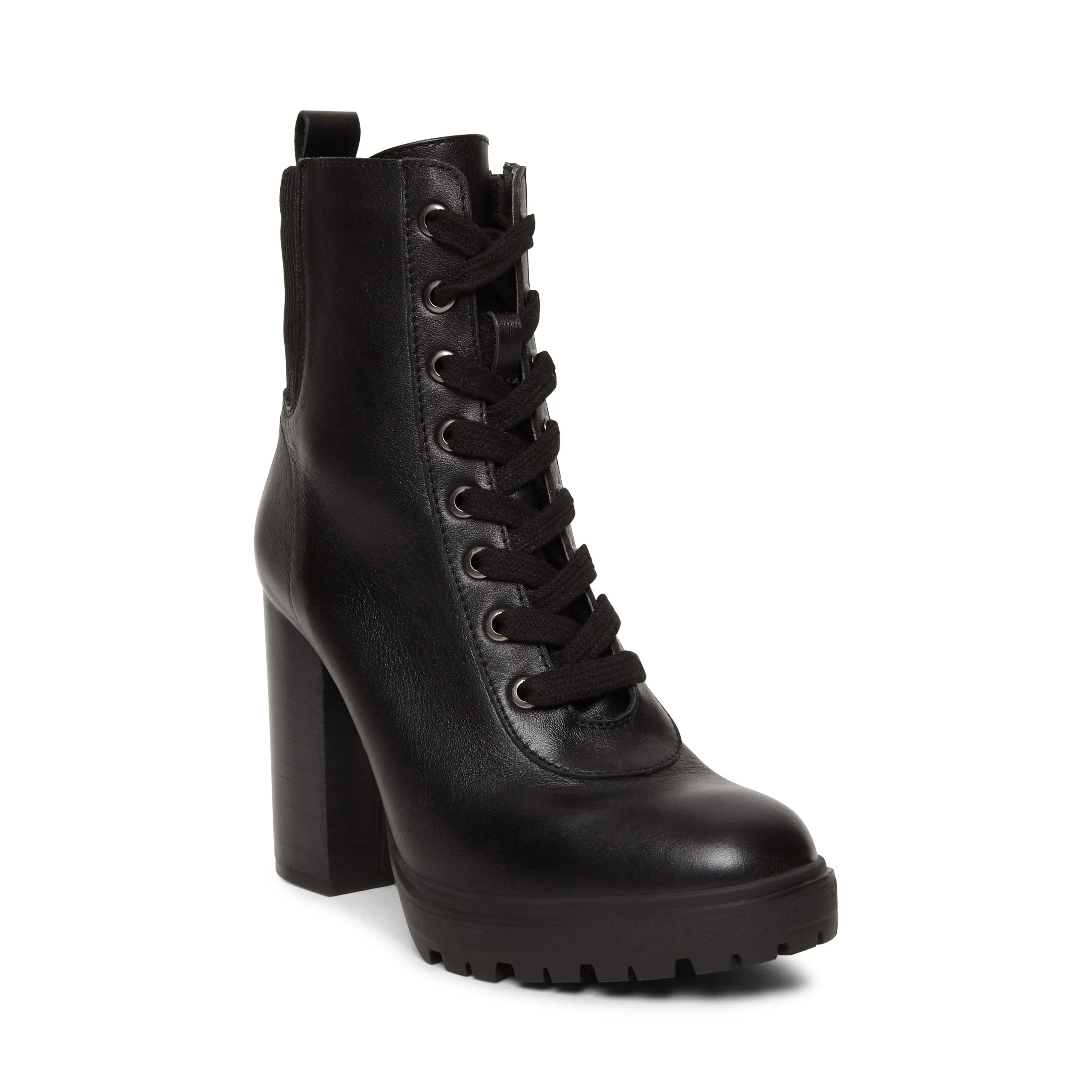 Latch Bootie BLACK LEATHER