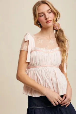 Lexi Babydoll Tie Shoulder Tank
