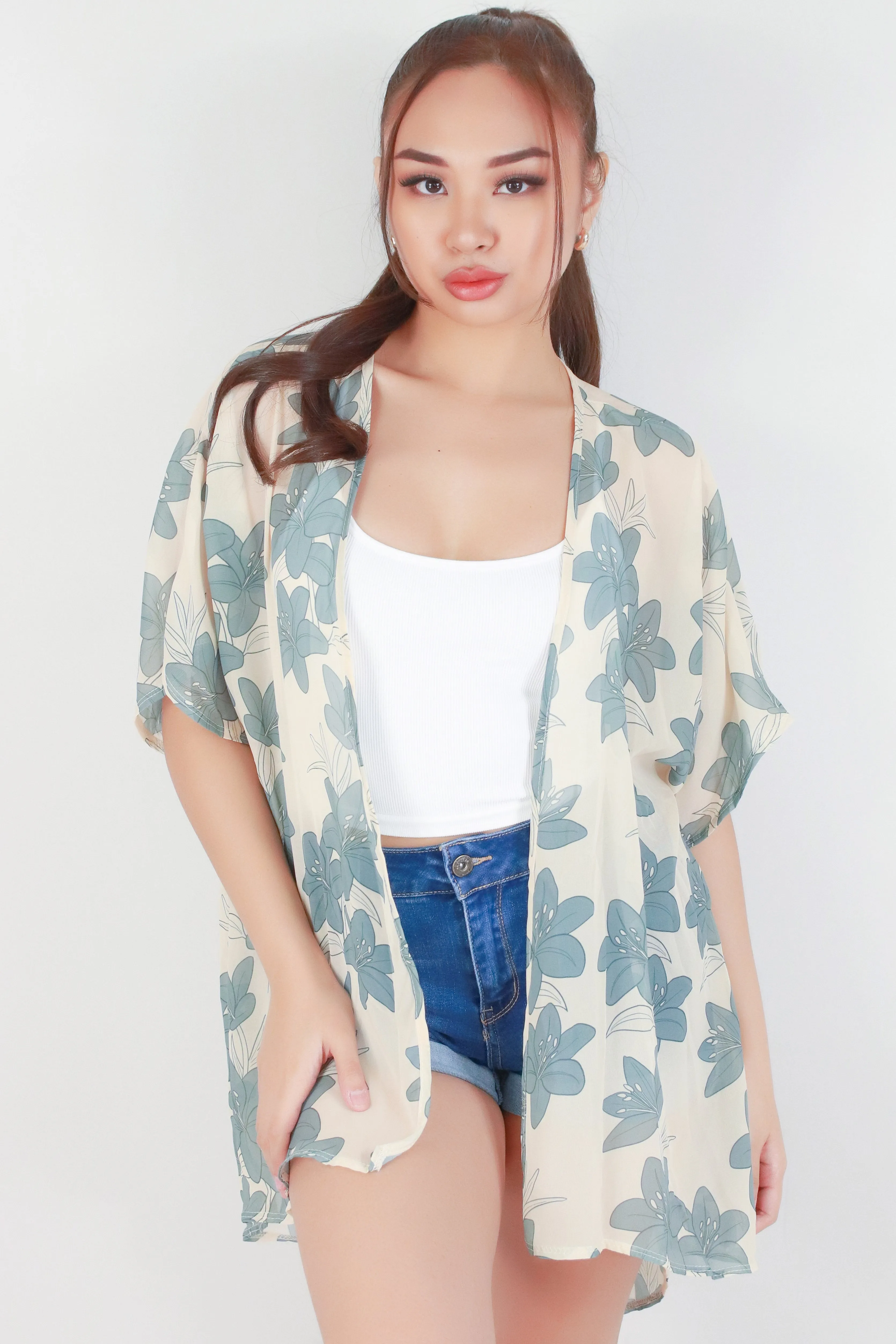 LILY CHIFFON CARDIGAN