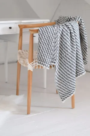 Luxe Cashmere Basket Weave Throw