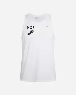 M Stopwatch Singlet - White