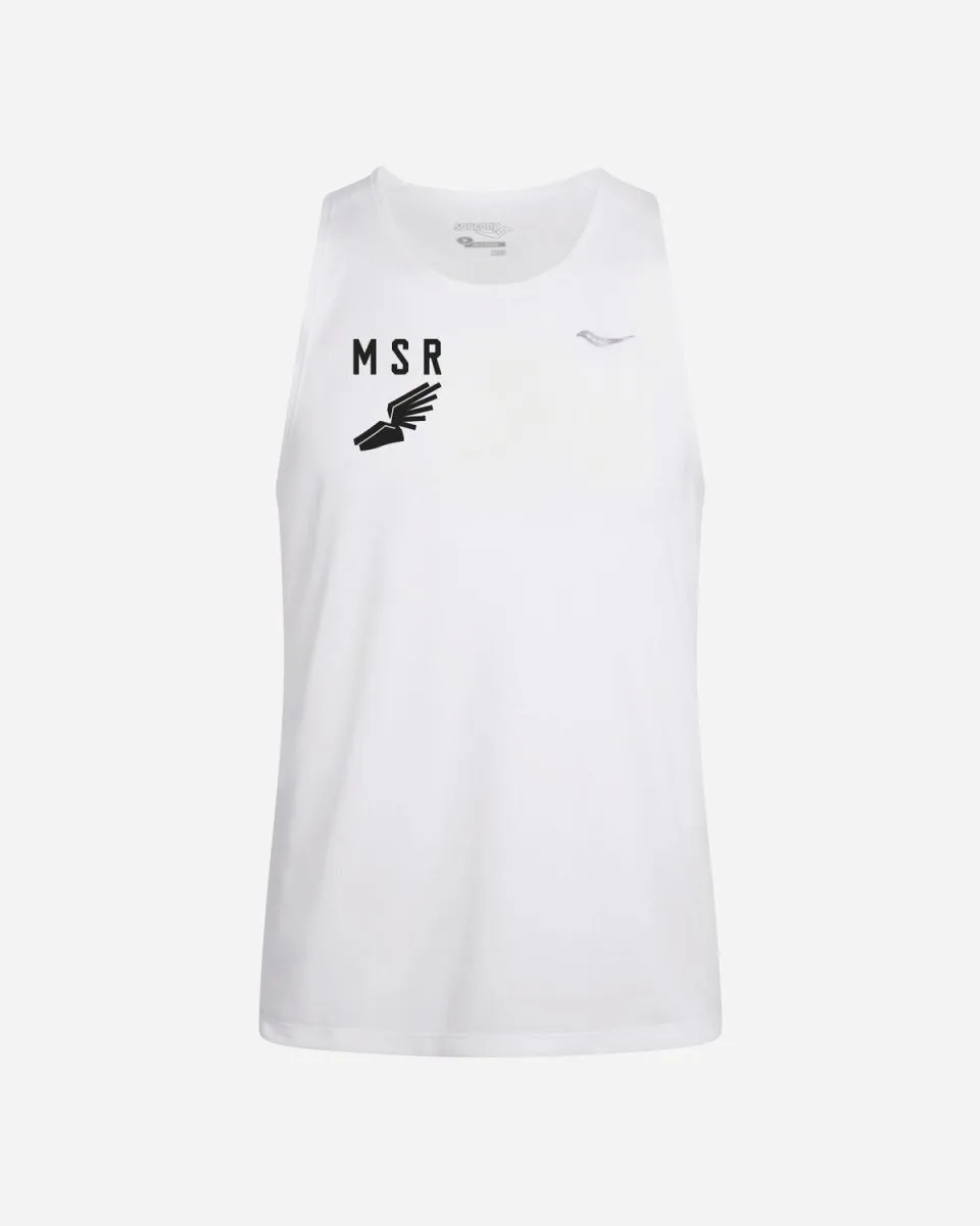 M Stopwatch Singlet - White