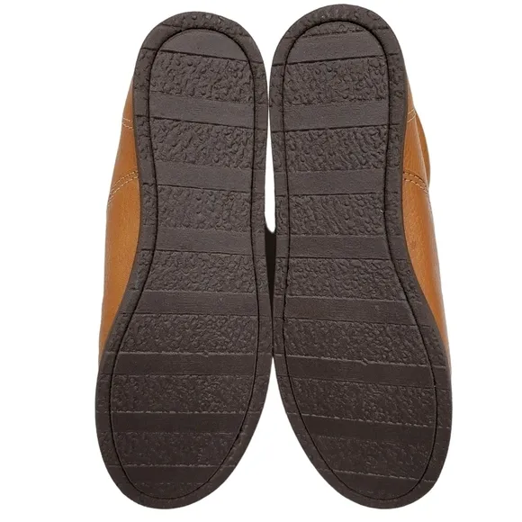 Marc Joseph | NIB Gramercy Tan Grainy Leather Preppy High Top Booties Boy's 1.5