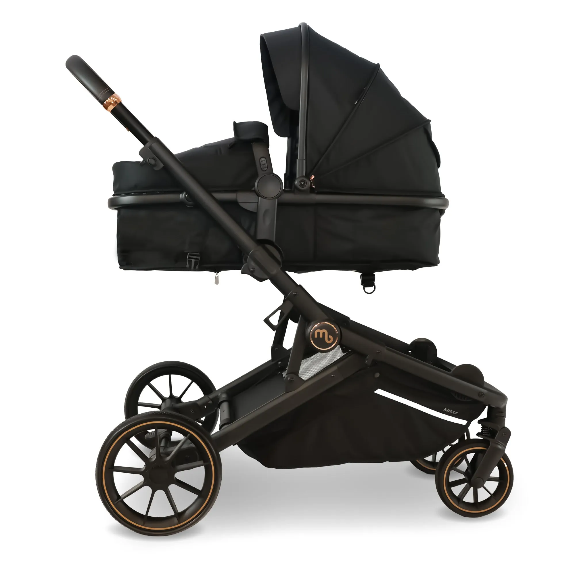 MB33 Tandem Pushchair - Black Leopard