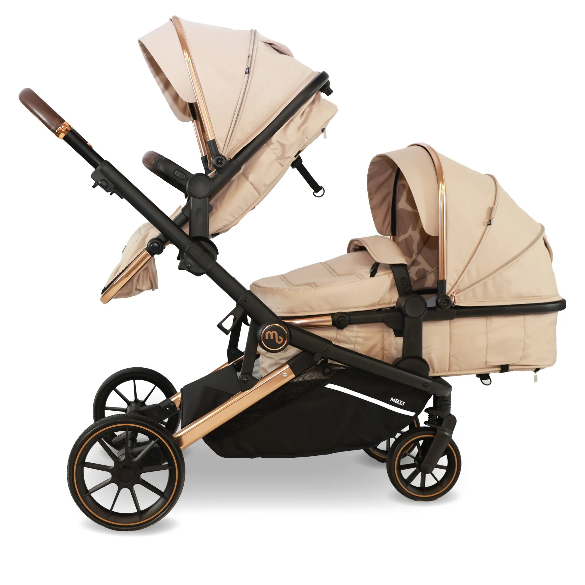 MB33 Tandem Pushchair - Giraffe