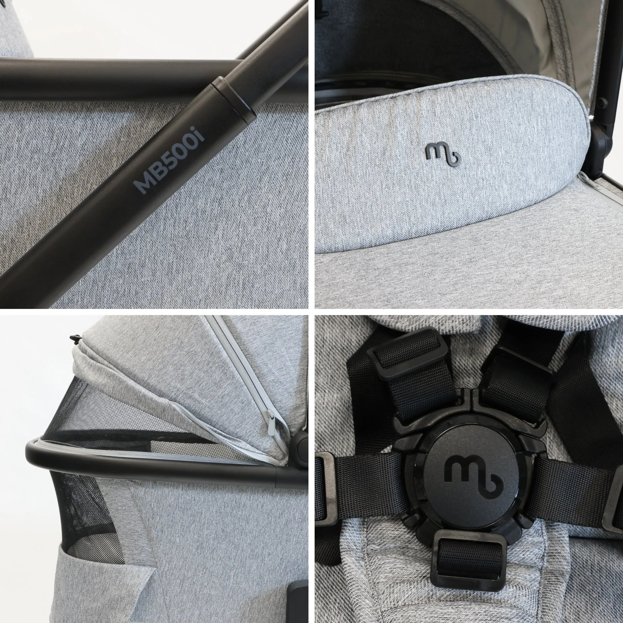 MB500 3-in-1 Travel System - Moon Grey