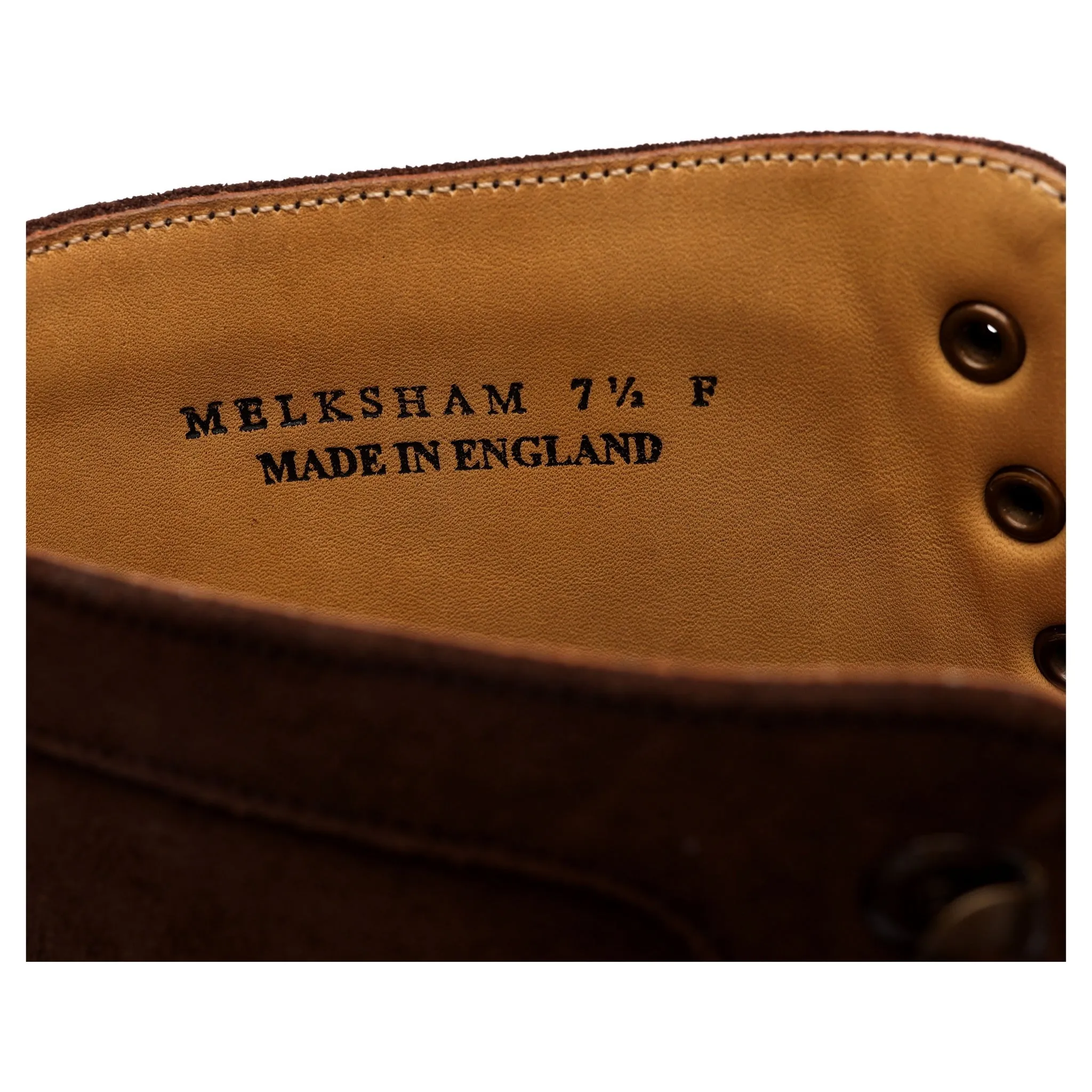 'Melksham' Brown Suede Boots UK 7.5 F