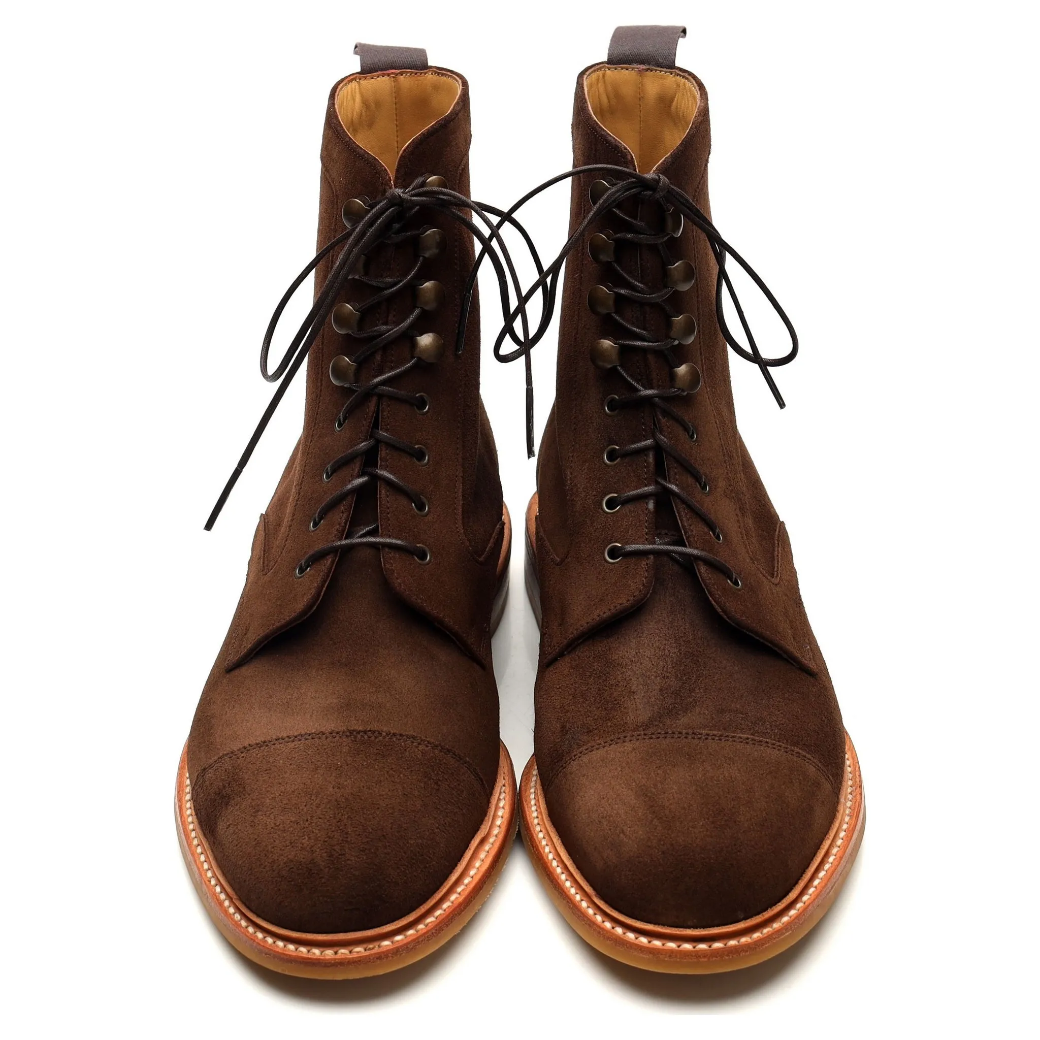 'Melksham' Brown Suede Boots UK 7.5 F