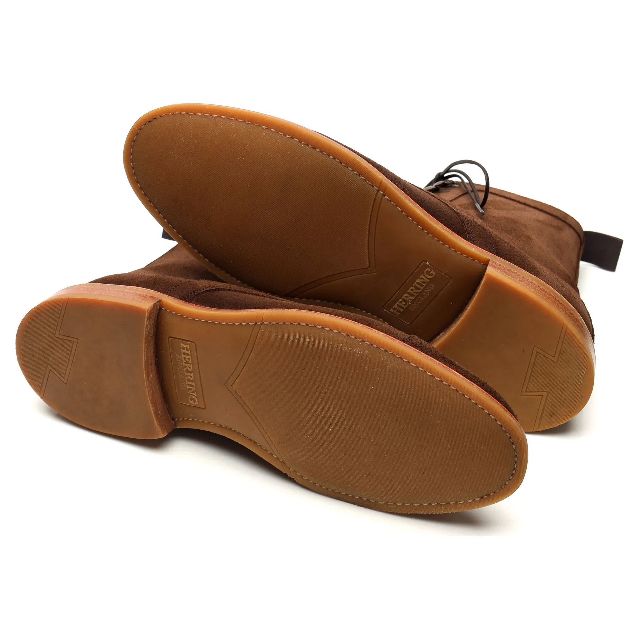 'Melksham' Brown Suede Boots UK 7.5 F