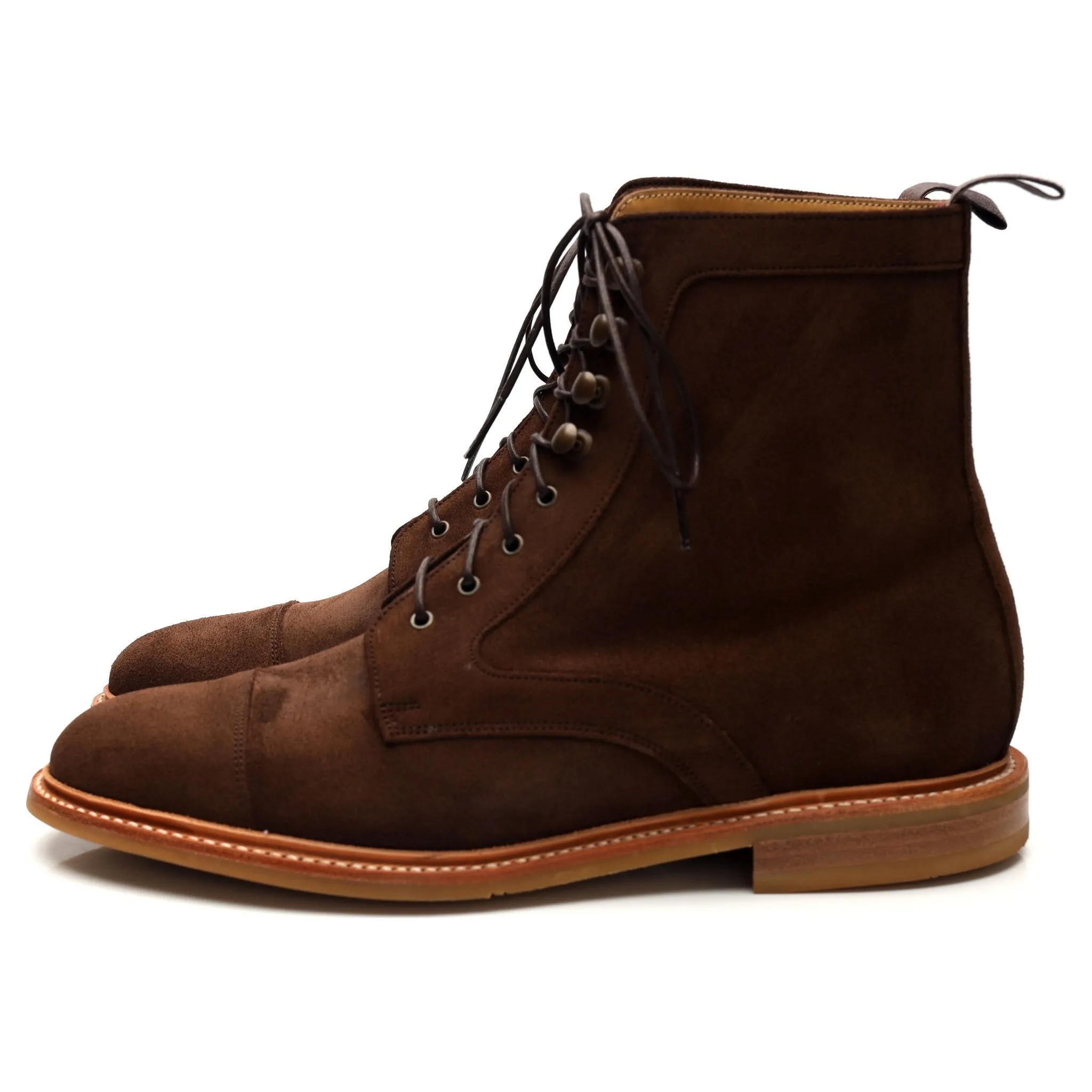 'Melksham' Brown Suede Boots UK 7.5 F