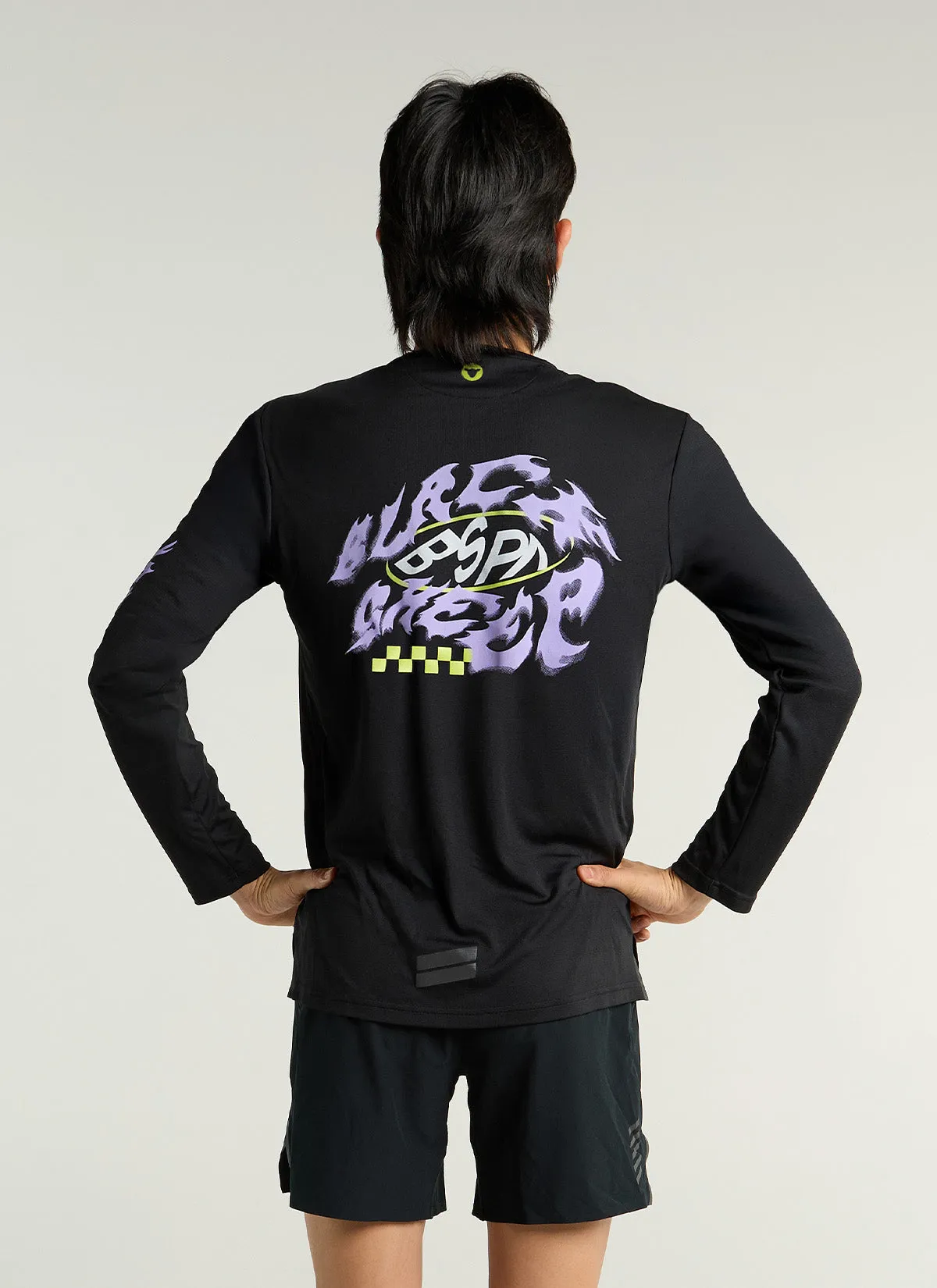 Men's Dry LS Tee - Neon Black