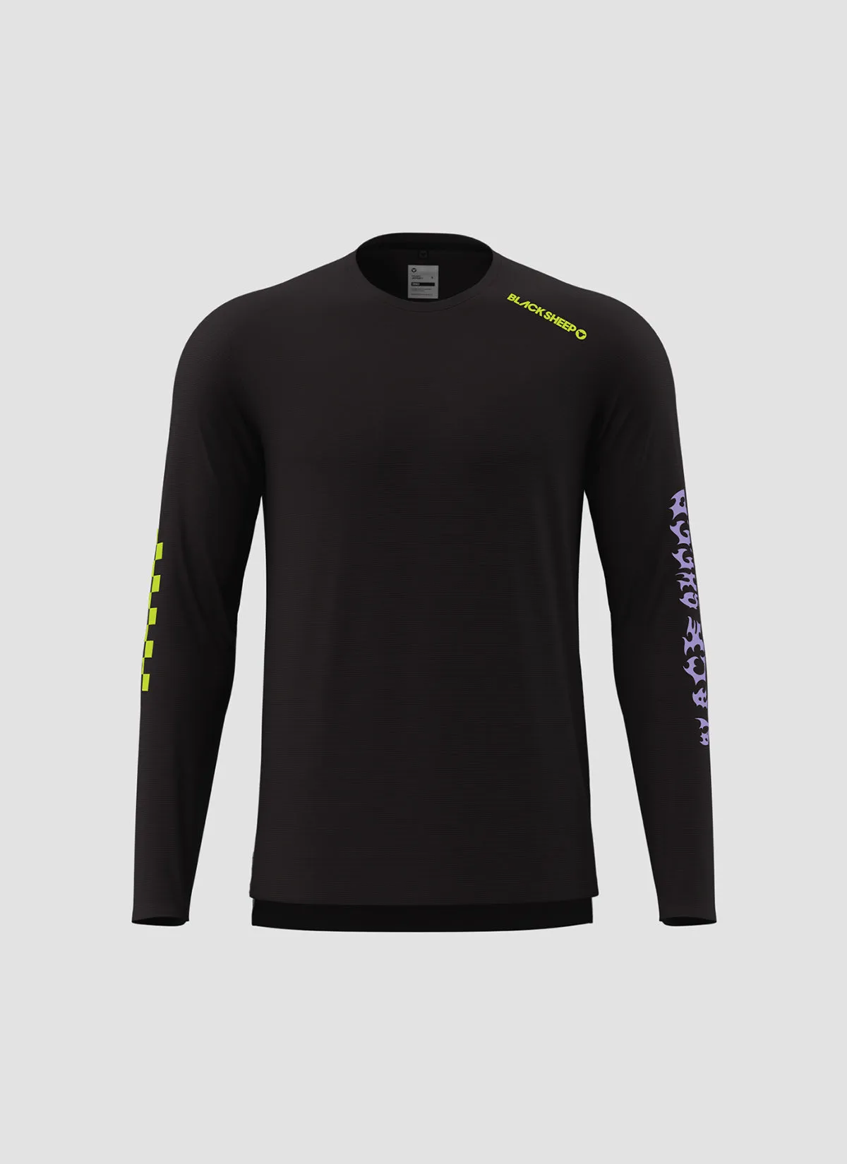 Men's Dry LS Tee - Neon Black
