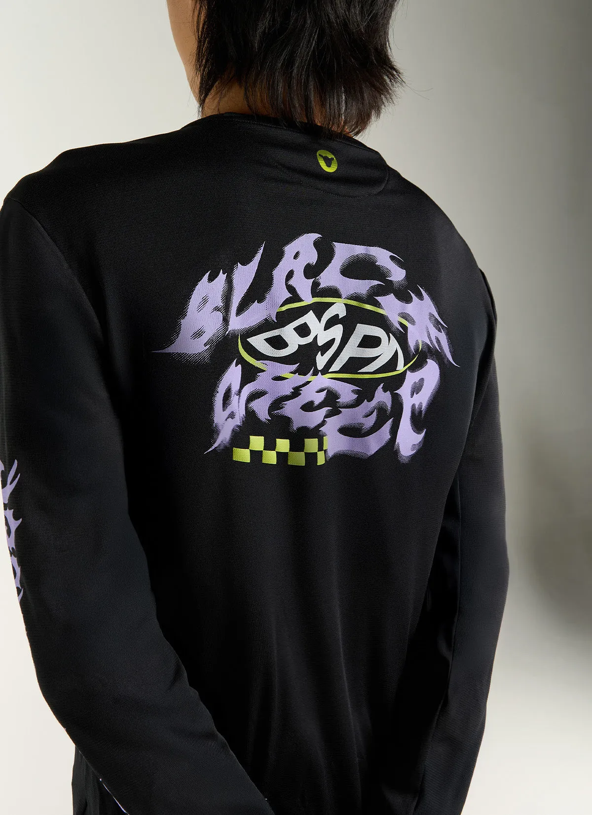 Men's Dry LS Tee - Neon Black