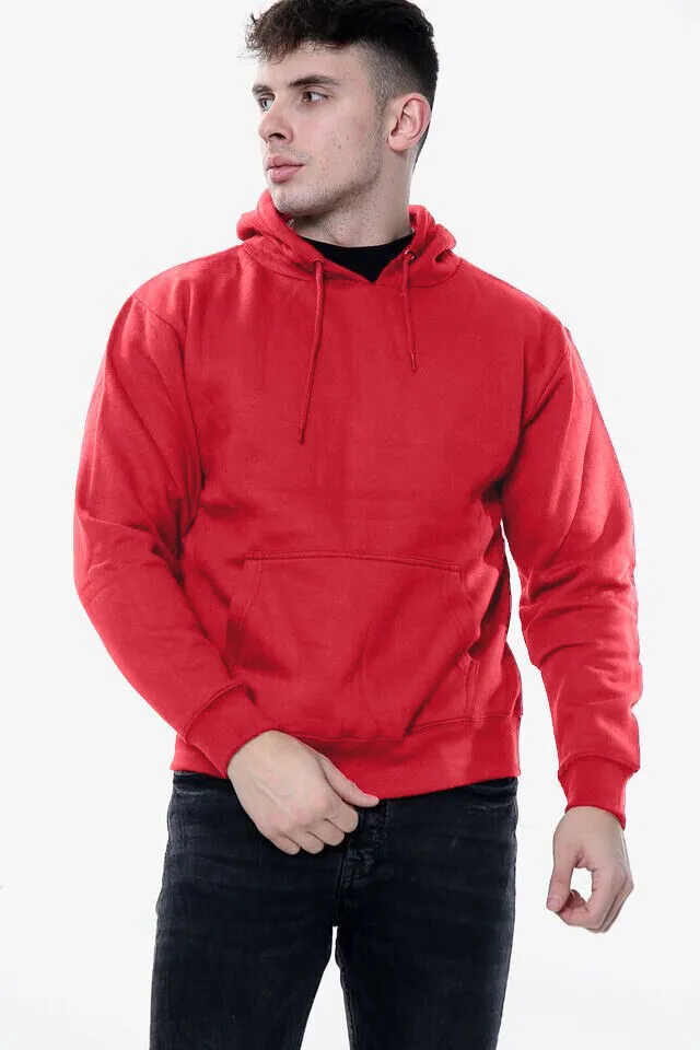 Mens Pullover Fleece Hoodie