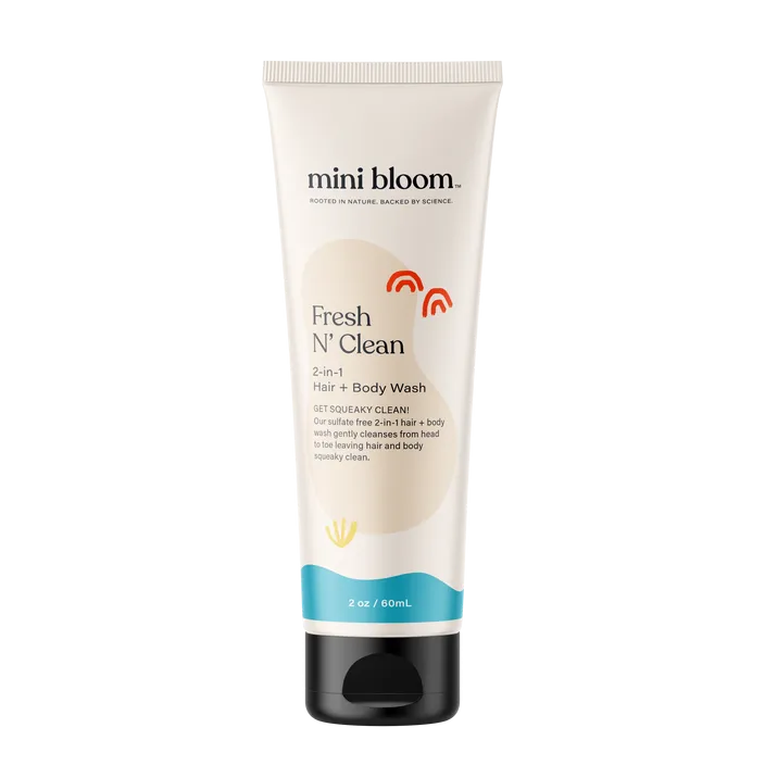 Mini Bloom Fresh N' Clean - 2-n-1 Hair   Body Wash
