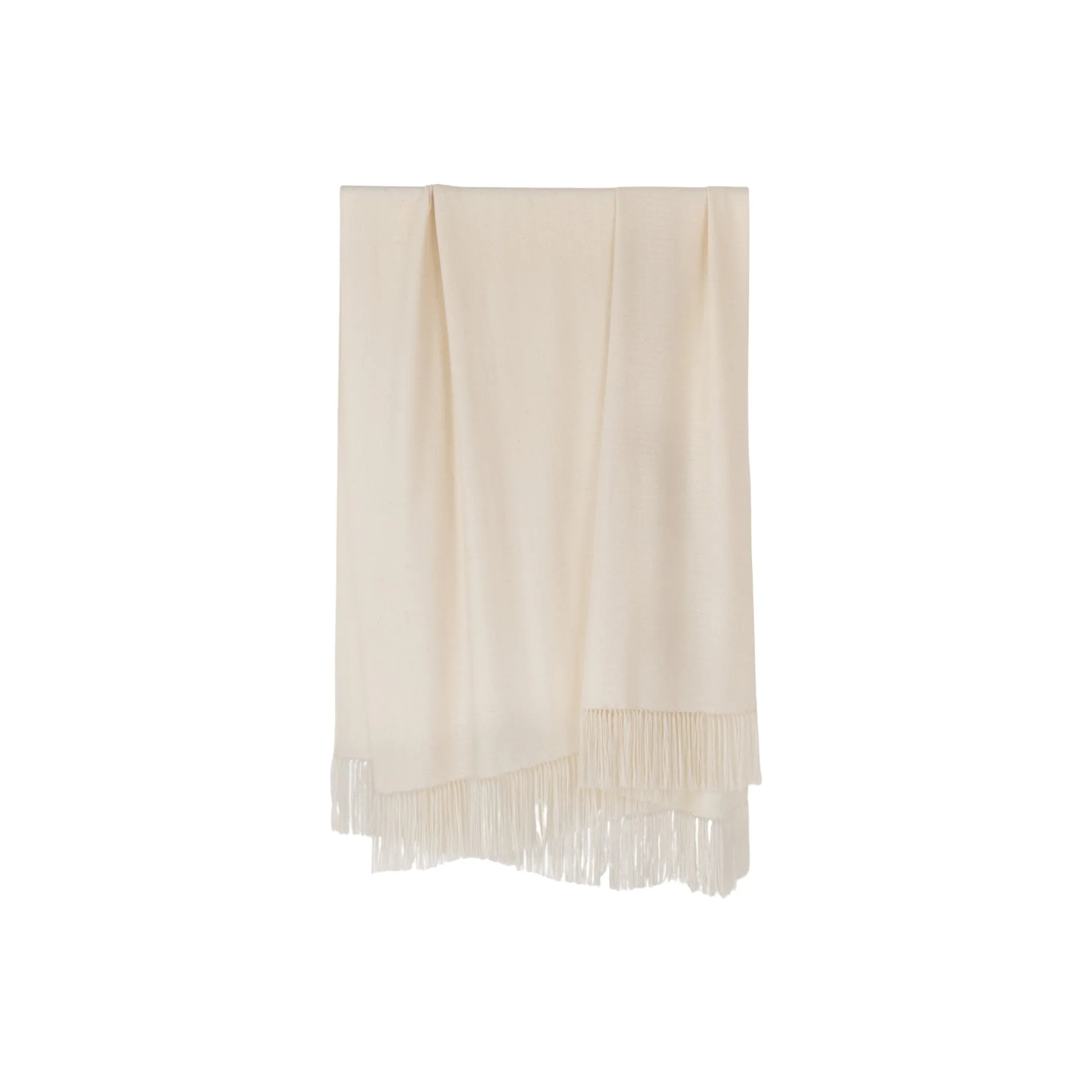 MINTA Collection Throw: White Willow