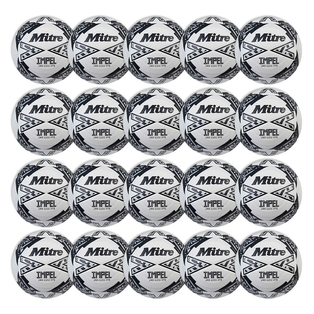 Mitre Junior Impel Lite 370g Footballs | 20 Pack