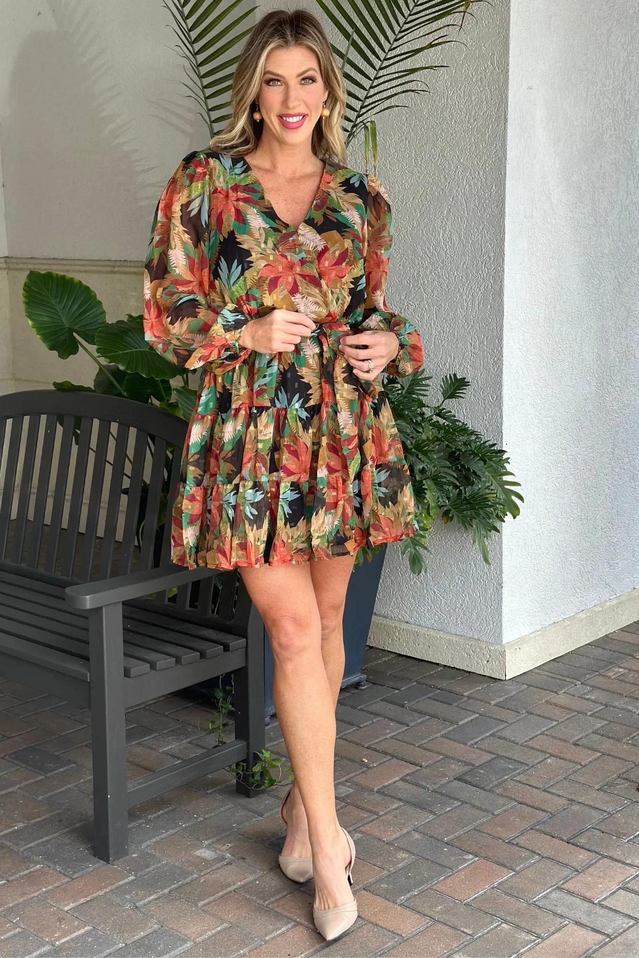 Moments of Bliss Printed Dress