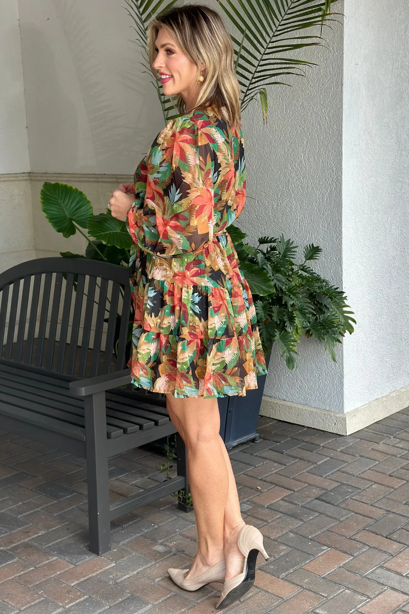 Moments of Bliss Printed Dress