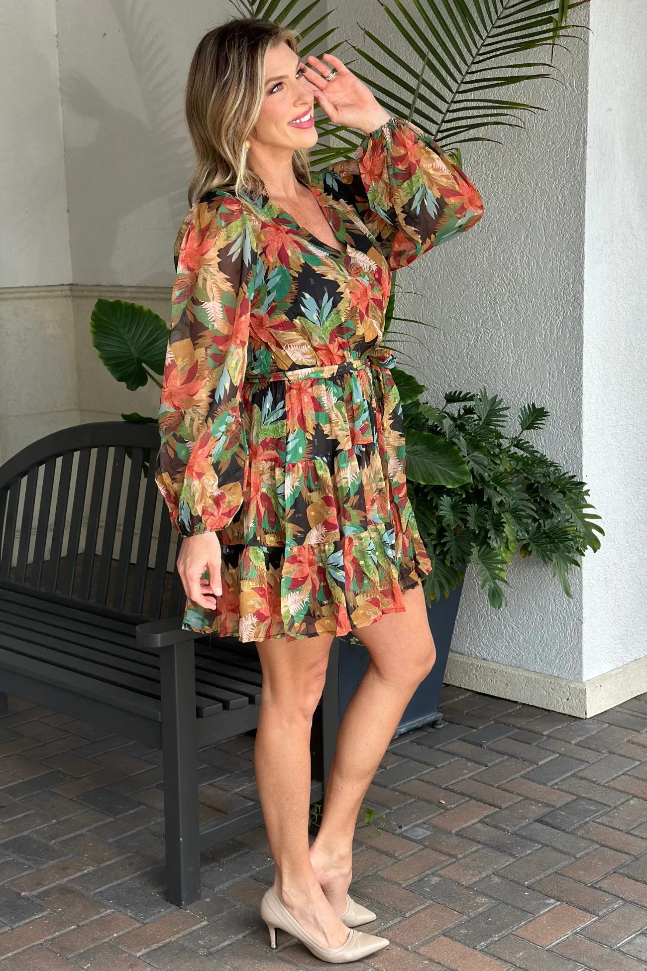 Moments of Bliss Printed Dress