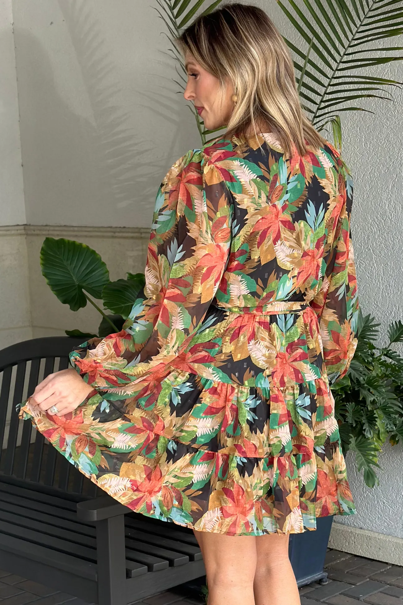 Moments of Bliss Printed Dress