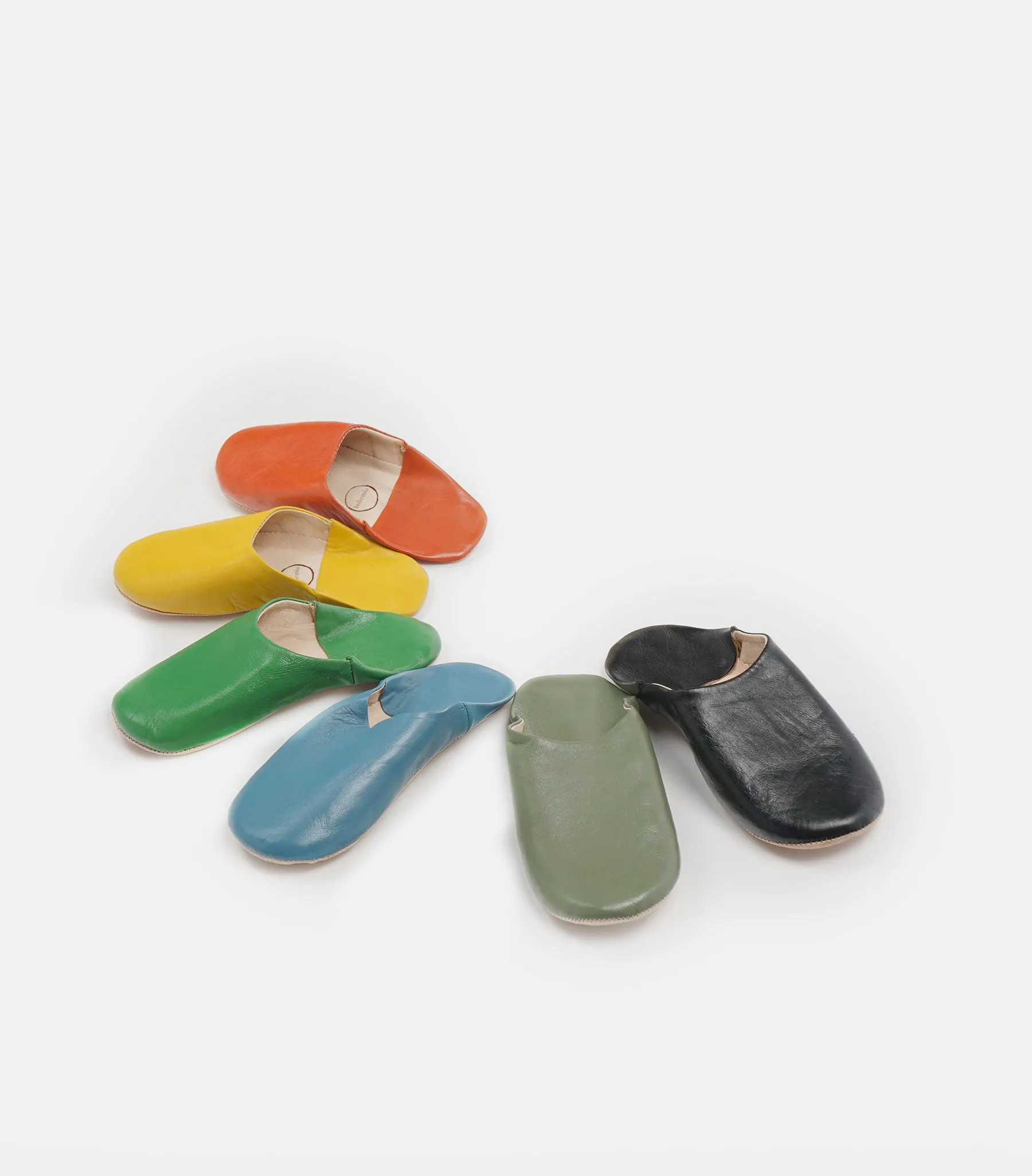 Moroccan Babouche Basic Slippers / Mustard