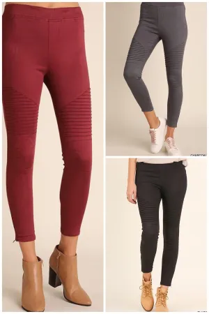 Moto Legging Pants