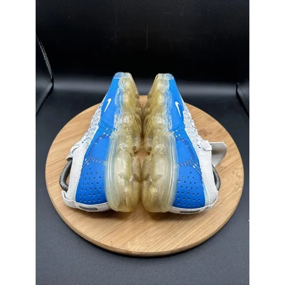 Nike Air Vapormax Flyknit 2 Racer Mens Size 7 Running Shoes Blue 942842-204